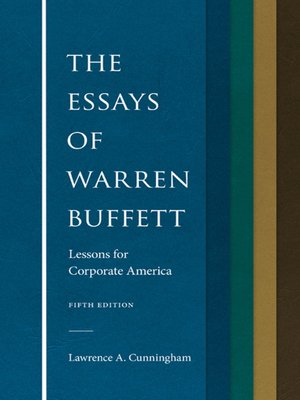 cover image of The Essays of Warren Buffett: Lessons for Corporate America